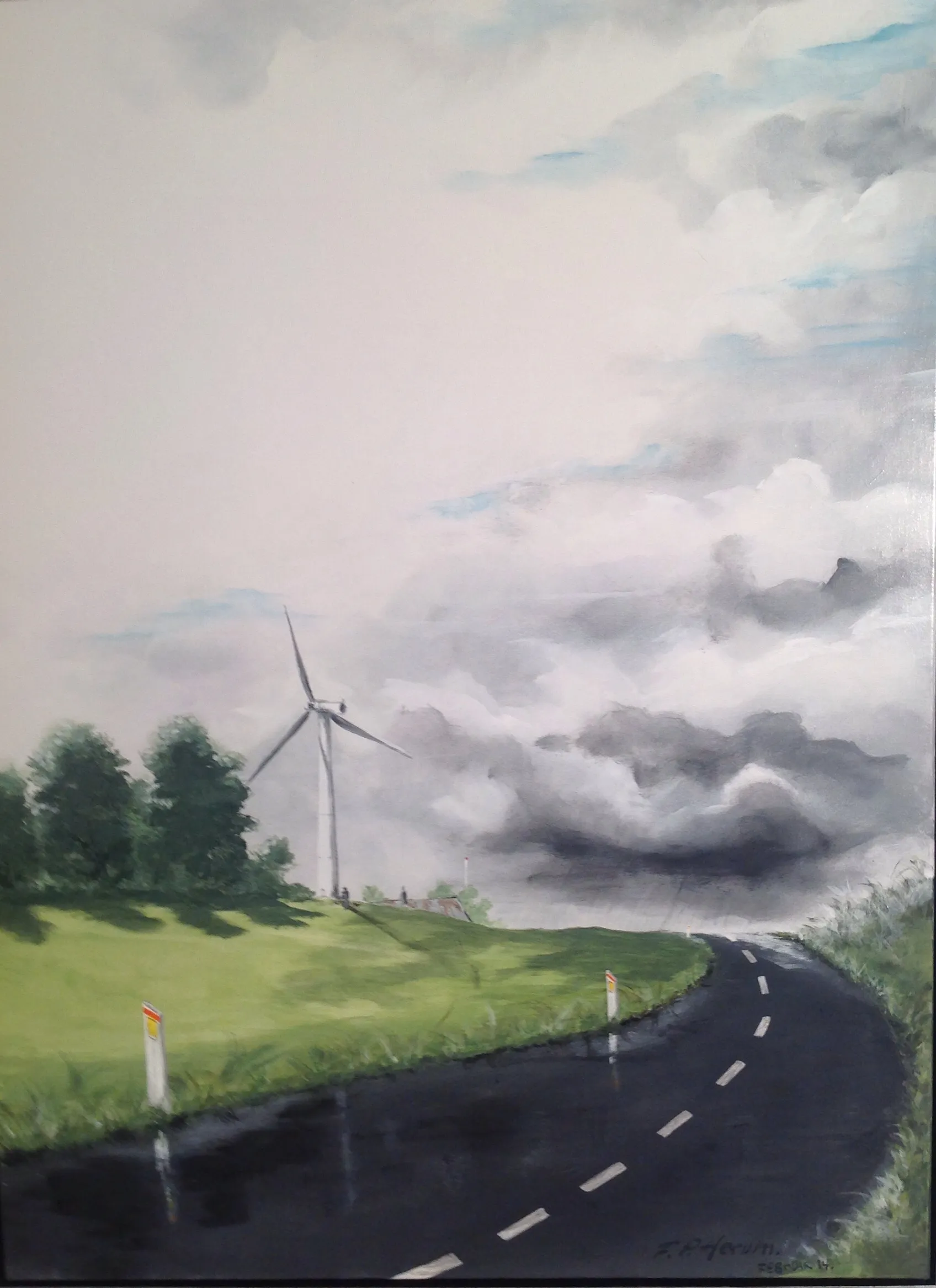 Maleri nr 62 90 cm X 120 cm